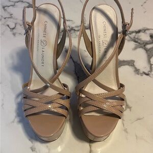 Chinese Laundry Women's Tan Strappy Sandals